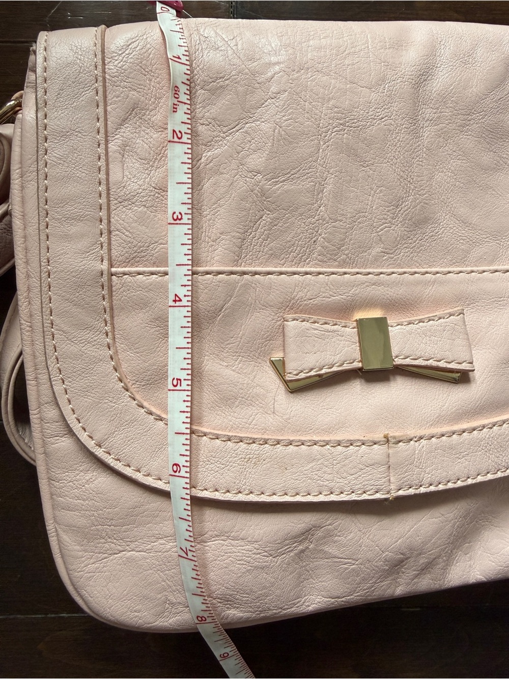Women’s Blush Pink Crossbody Bag with Matching Wallet - Picture 14 of 16